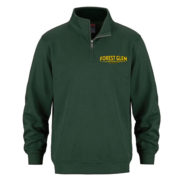 Flux - Adult 1/4 Zip Sweatshirt *Embroidered Logo* Thumbnail